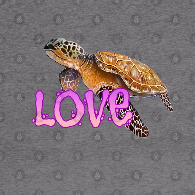 Sea turtles love by Coreoceanart